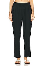 WAO Ribbed Knit Pant in black, view 1, click to view large image.