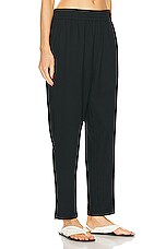 WAO Ribbed Knit Pant in black, view 2, click to view large image.