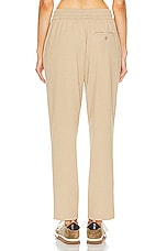 WAO Ribbed Knit Pant in tan, view 4, click to view large image.