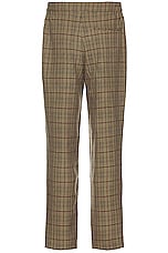 WAO Plaid Trouser in brown & black, view 2, click to view large image.