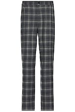 WAO Plaid Trouser in grey & black, view 1, click to view large image.