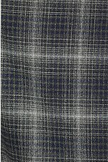 WAO Plaid Trouser in grey & black, view 3, click to view large image.