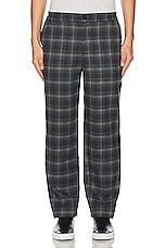 WAO Plaid Trouser in grey & black, view 4, click to view large image.