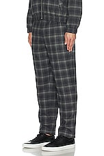 WAO Plaid Trouser in grey & black, view 5, click to view large image.