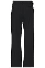 WAO Double Pleated Trousers in black, view 2, click to view large image.