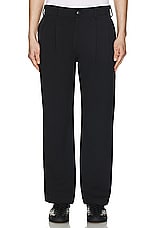 WAO Double Pleated Trousers in black, view 3, click to view large image.