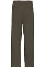 WAO Relaxed Nylon Pleated Pant in Khaki, view 2, click to view large image.