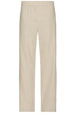 WAO Casual Linen Pant in Light Beige, view 1, click to view large image.