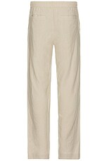 WAO Casual Linen Pant in Light Beige, view 2, click to view large image.