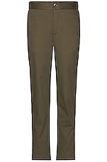 WAO The Chino Pant in Olive, view 3, click to view large image.