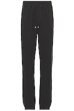 WAO The Fleece Jogger in black, view 1, click to view large image.