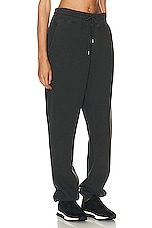 WAO The Fleece Jogger in black, view 2, click to view large image.