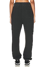 WAO The Fleece Pant in black, view 3, click to view large image.