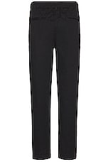 WAO Double Pleated Chino Pant in black, view 2, click to view large image.