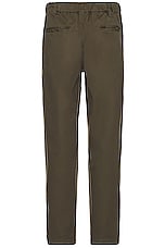 WAO Double Pleated Chino Pant in Olive, view 2, click to view large image.