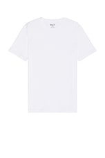 WAO The Standard Tee 3 Pack Pack in white, view 2, click to view large image.