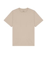 WAO The Oversized Tee in Sand Beige, view 1, click to view large image.