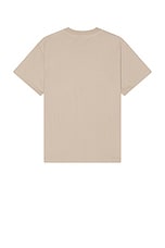 WAO The Oversized Tee in Sand Beige, view 2, click to view large image.