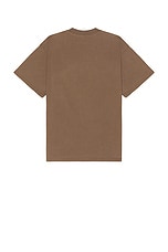 WAO The Oversized Tee in Washed Brown, view 2, click to view large image.