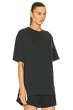 WAO The Relaxed Tee in Washed Black, view 2, click to view large image.