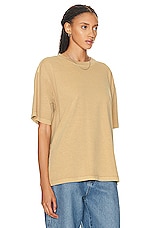 WAO The Relaxed Tee in terracotta, view 2, click to view large image.