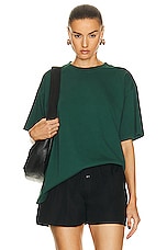 WAO The Relaxed Tee in green, view 1, click to view large image.