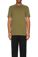 WAO The Standard Tee in olive, view 3, click to view large image.