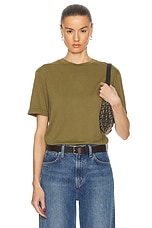WAO The Standard Tee in olive, view 1, click to view large image.
