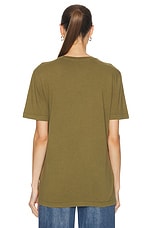 WAO The Standard Tee in olive, view 3, click to view large image.