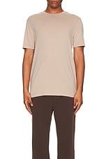 WAO The Standard Tee in tan, view 3, click to view large image.