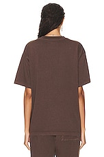 WAO The Relaxed Tee in brown, view 3, click to view large image.