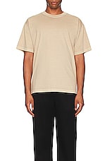 WAO The Relaxed Tee in tan, view 3, click to view large image.