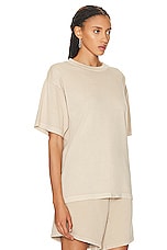 WAO The Relaxed Tee in tan, view 2, click to view large image.