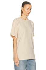 WAO The Relaxed Tee in Natural, view 2, click to view large image.