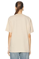 WAO The Relaxed Tee in Natural, view 3, click to view large image.