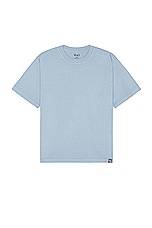 WAO The Relaxed Tee in Dusty Blue, view 1, click to view large image.