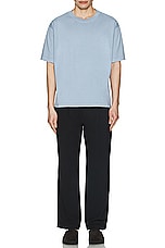 WAO The Relaxed Tee in Dusty Blue, view 4, click to view large image.