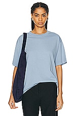 WAO The Relaxed Tee in Dusty Blue, view 1, click to view large image.