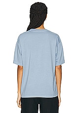 WAO The Relaxed Tee in Dusty Blue, view 3, click to view large image.