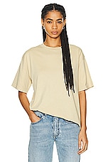 WAO The Relaxed Tee in Light Brown, view 1, click to view large image.
