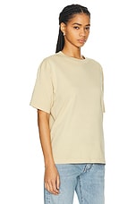 WAO The Relaxed Tee in Light Brown, view 2, click to view large image.