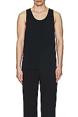 WAO The Relaxed Tank in Black, view 3, click to view large image.
