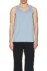 WAO The Relaxed Tank in Dusty Blue, view 3, click to view large image.