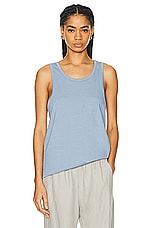 WAO The Relaxed Tank in Dusty Blue, view 1, click to view large image.