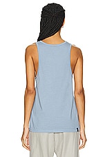 WAO The Relaxed Tank in Dusty Blue, view 3, click to view large image.