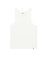 WAO The Relaxed Tank in Off White, view 1, click to view large image.