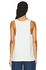 WAO The Relaxed Tank in Off White, view 3, click to view large image.