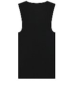 WAO The Fitted Tank in Black, view 2, click to view large image.