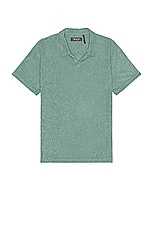 WAO Towel Terry Polo in Sage, view 1, click to view large image.
