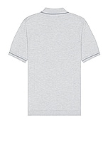 WAO Everyday Luxe Polo in Heather Grey, view 2, click to view large image.